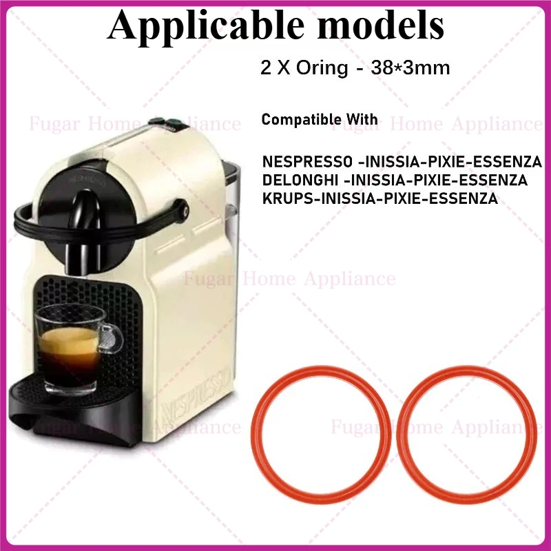 Para máquinas de café cápsulas NESPRESSO/PIXIE/KRUPS/Delonghi/Nespresso - anel de vedação, anti-vazamento