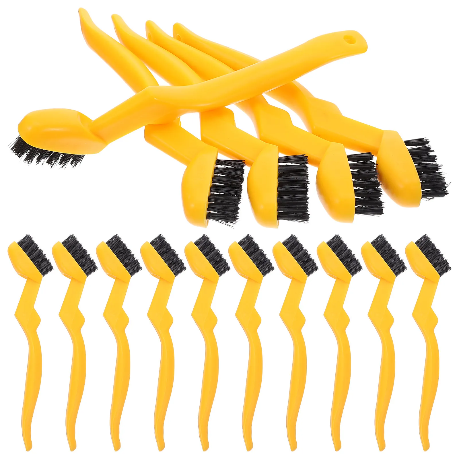 30Pcs Narrow Scrubbing Brush Mini Nylon Cleaning Tool for Detail Areas Stove Grills Bathroom Crevices Grout Rust Stain Removal
