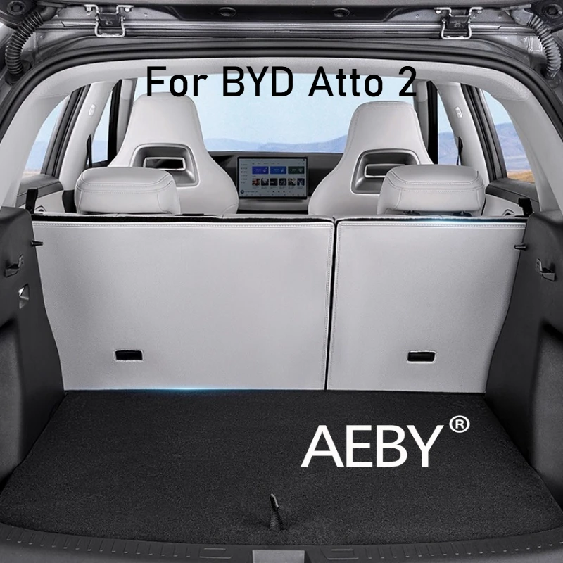 

AEBY For BYD Atto 2 Smart Driving Edition 2024-2025 Back Seat Leather Protector,Anti-Scratch Waterproof Cover,Easy to Clean