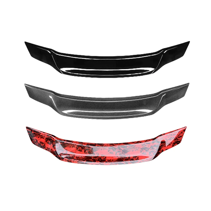 For 2006-2011 Honda Civic 8th Rear Trunk Lid Lip Spoiler Tail Wings R Style ABS Material Car Styling Tuning Body Kit Accessories view 6