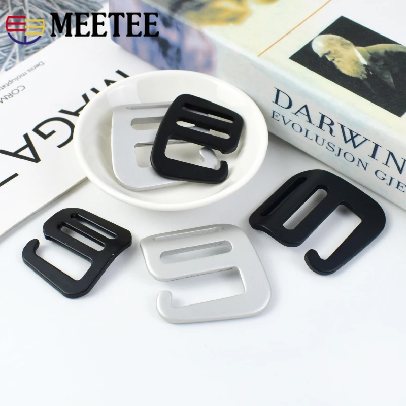 5/10Pc 20/25mm Metal G Buckle Tri-Glide Slider Buckles Underwear Hook Backpack Webing Adjust Clasp DIY Hardware Sewing Accessory