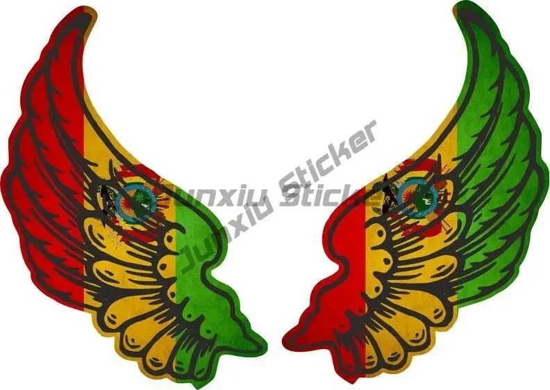 

Bolivian Flag Car Sticker Window Motorcycle Helmet Decal Vinyl Self-adhesive Accessories