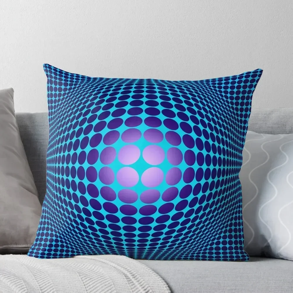 Victor Vasarely Homage 61 Throw Pillow Custom Cushion Photo Sofa Cushion Cushion Covers For Living Room pillow