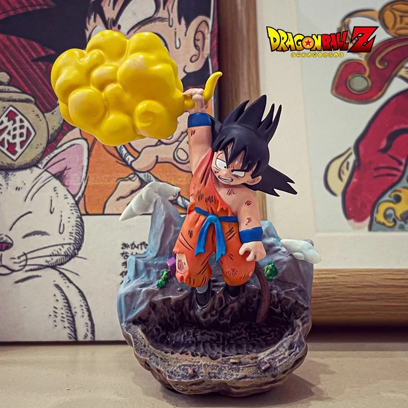 Anime Dragon Ball Figures Evil Containment Wave Son Goku Saiyan Kakarotto Model Collection Boys Toys Battle Damage Pvc Doll