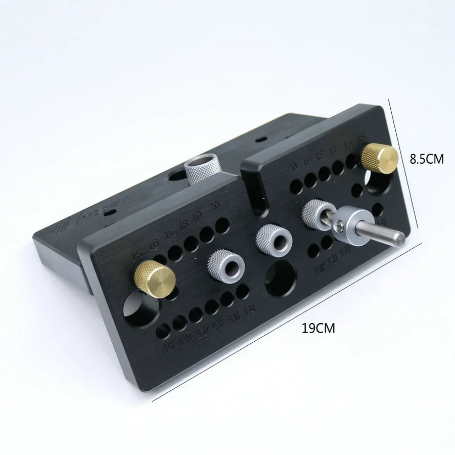 Woodworking DIY Kit Punching Locator Round Wood Tenon Open Combination Tool Set