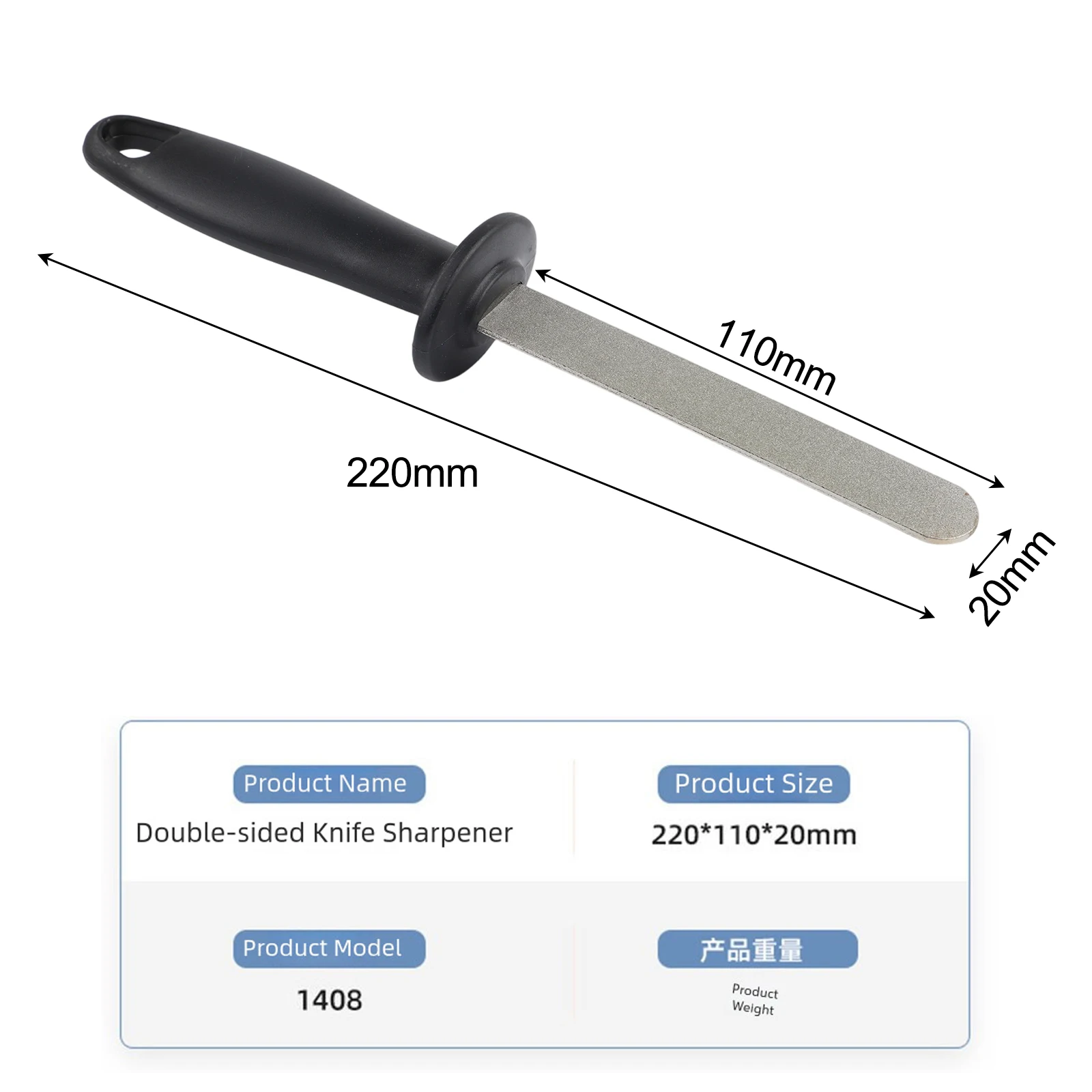 2pc Diamond Files Sharpening Tool with 400&1000 Grit for Blades Chisels Scissors No Water Needed Ergonomic Handle for Easy Grip