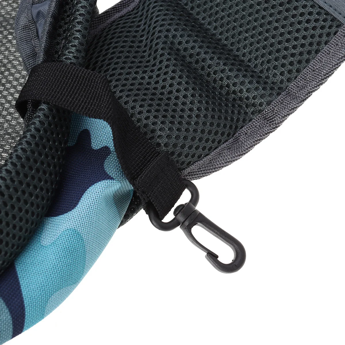 

Small Dog Cat Pet Sling Carrier Bag Safe Comfortable Hands-Free Single Shoulder Travel Carry Tote Handbag - Size S (Blue)
