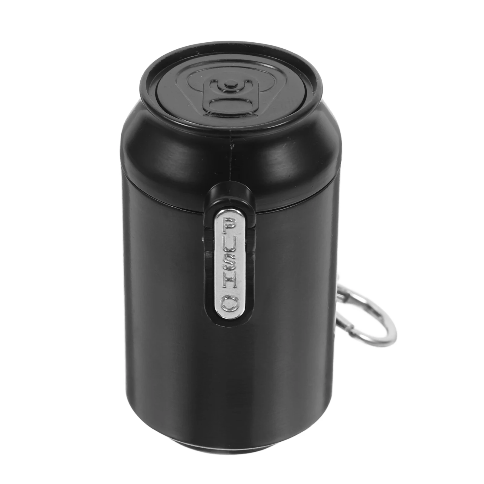 

Portable Cigarette Ashtray Large Capacity Leakproof Compact Lightweight Travel Outdoor Black Round Plastic for Office