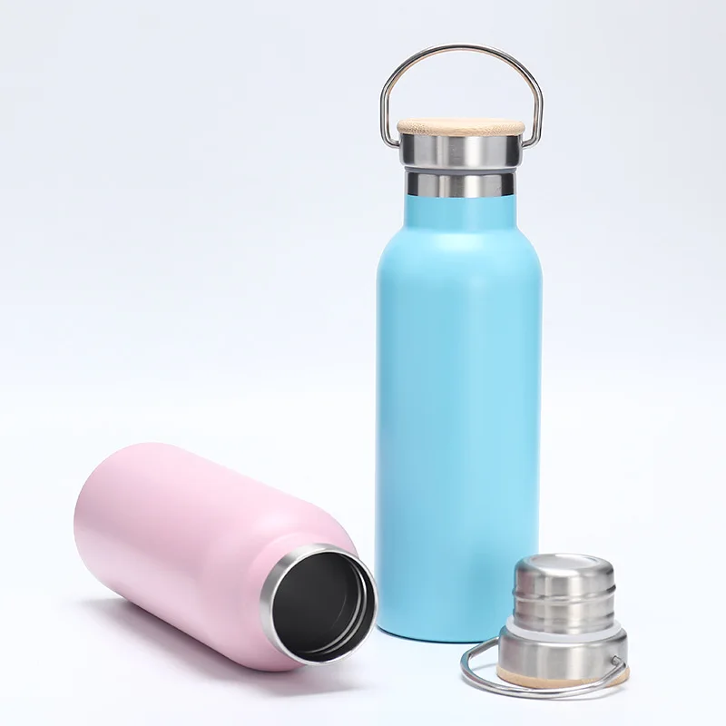 500/750 Thermos Mug Portable Stainless Steel Thermal Insulation Straight Cup Thermal Water Bottle Tumbler Thermocup 1pcs