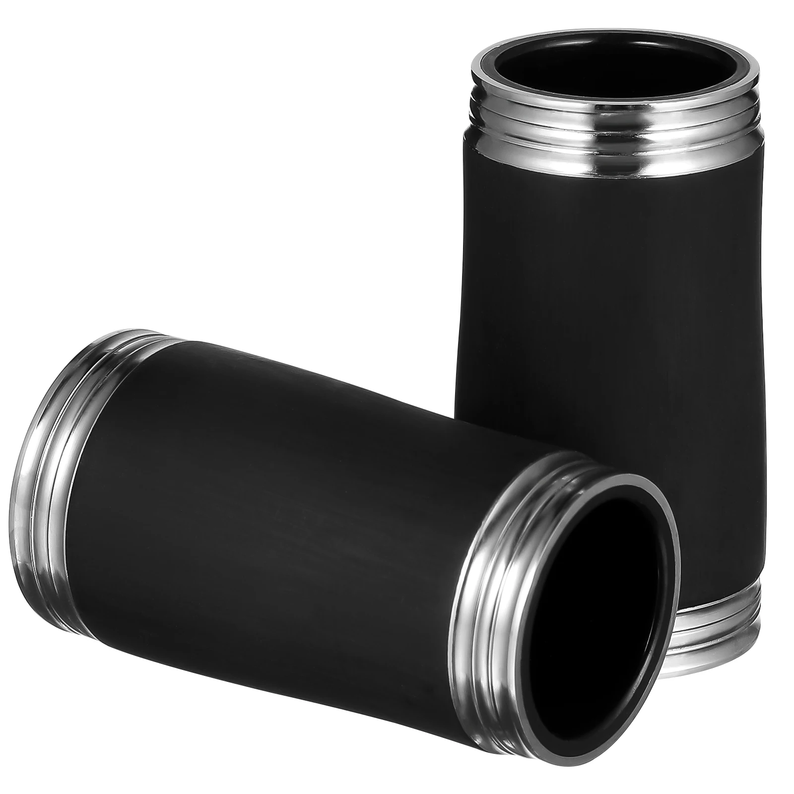 

2pcs B-Flat Clarinet Pitch Pipes Metal Instrument Accessories Durable Replacement Tube Case Long-Lasting Luster Bright Color