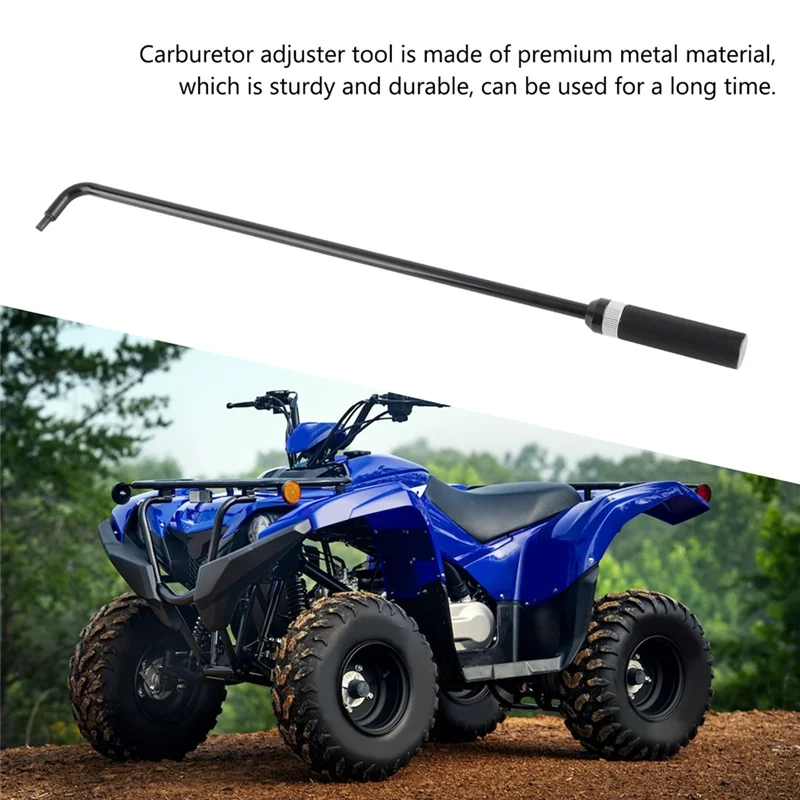 16.34In Carburateur Pilot Schroef Tool 110 Graden Schuine Metalen Kop Universeel Voor ATV UTV Sneeuwscooter