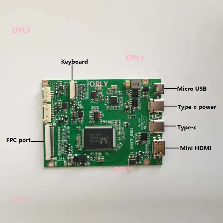 Imagem -02 - Placa Controladora Edp Kit Tipo-c Usb-c Mini Hdmi-compatível Faça Você Mesmo para Hb140wx1301 Hb140wx1601 Hb140wx1401 14 30pin 1366x768