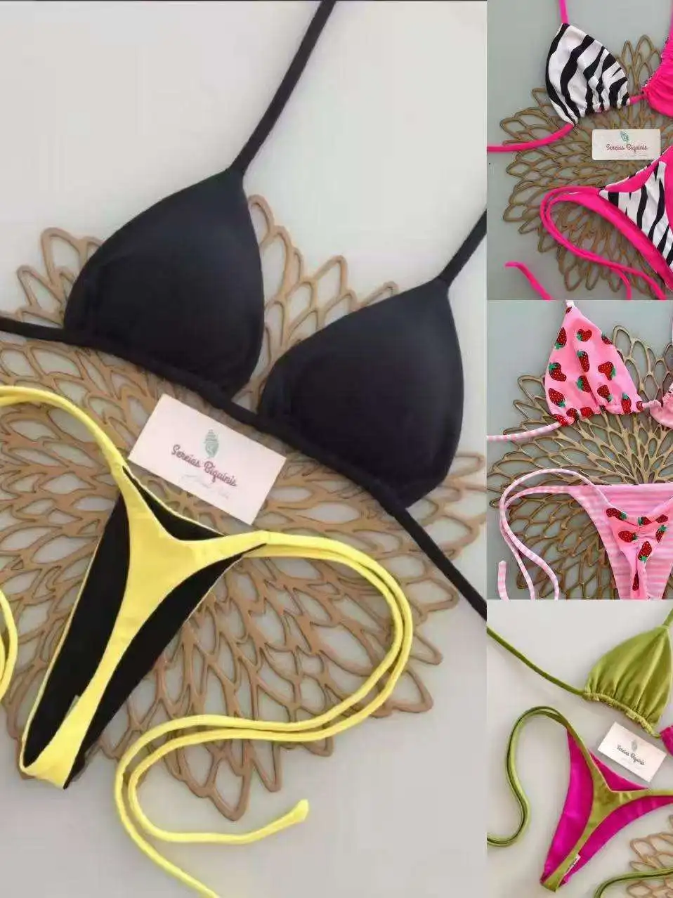 

Сексуальное бразильское бикини 2026: Модный женский купальник для пляжа, спорта, йоги, фитнеса и фан-мерчандайзинга с раздельным дизайном