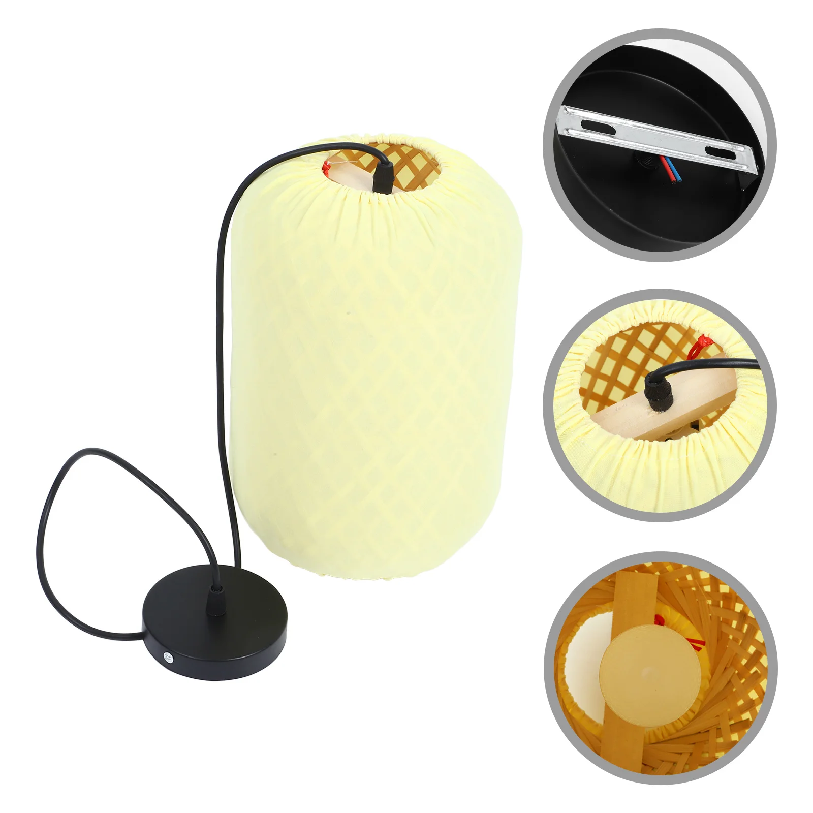 

Bamboo Woven Pendant Lamp Boho Dining Room Light Fixture Handmade Lantern Lantern Shade Light Fixture Woven Lamp Shade