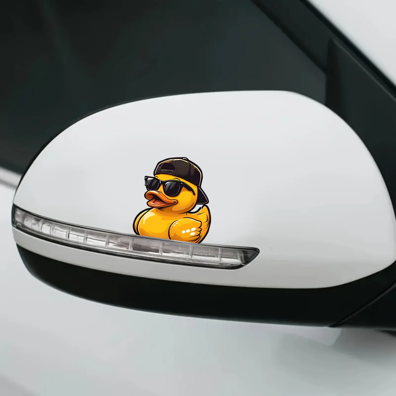 

4PCS/SET Charming Cool Duck Sticker, Great for Car Interiors, Notebook Pages, Water Bottles & Bicycle Frames