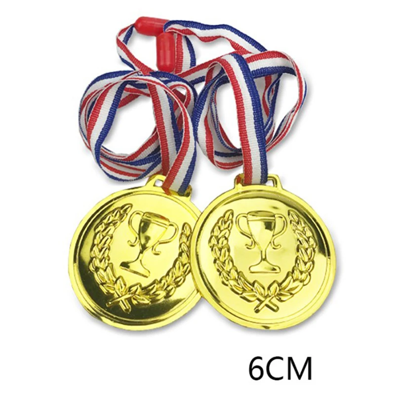 

1PC 6cm plastic gold trophy cup Kids sports game medal Outdoor toys Kids reward toys gifts winner reward