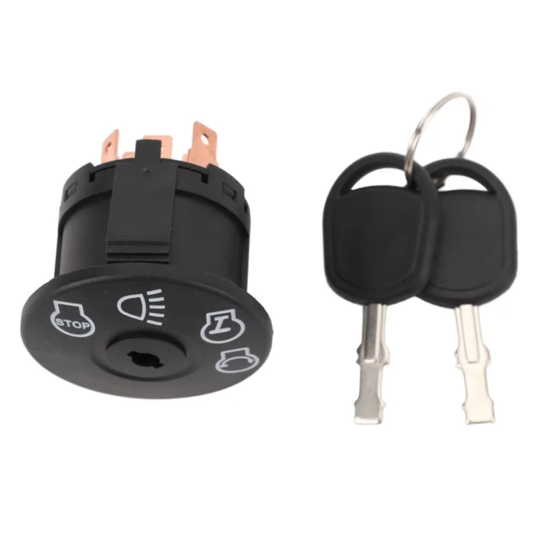 Ignition Switch 7251741 Ignition Starter Switch With 2 Keys Replacement For For Cub Cadet Mower Tractor