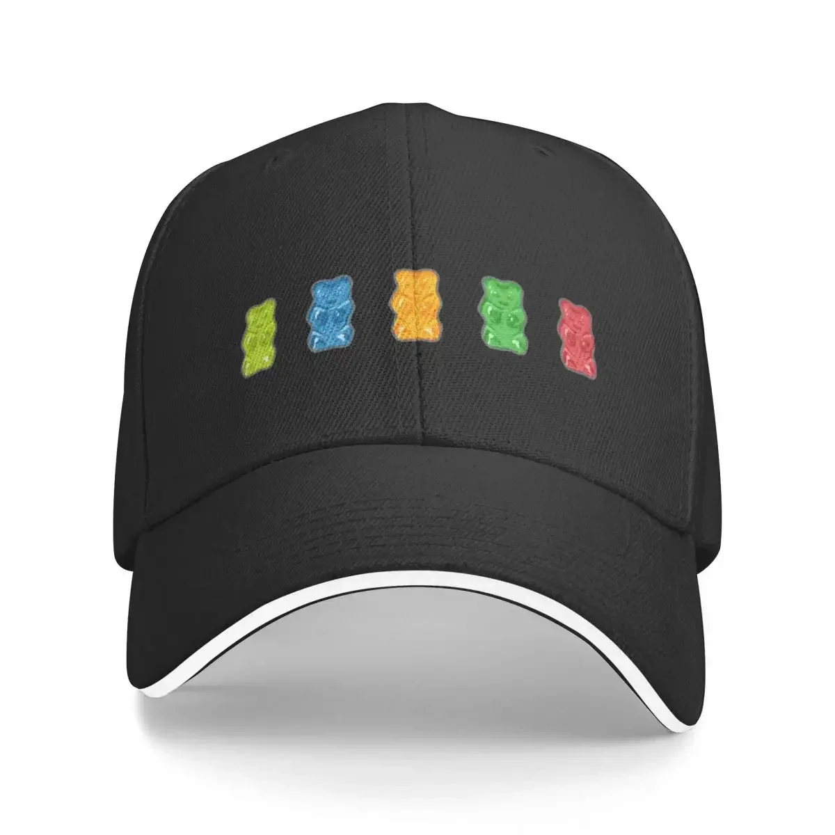 

Rainbow Gummy Bears Baseball Cap Visor Fashion Beach Luxury Hat Women's Beach Outlet Men's