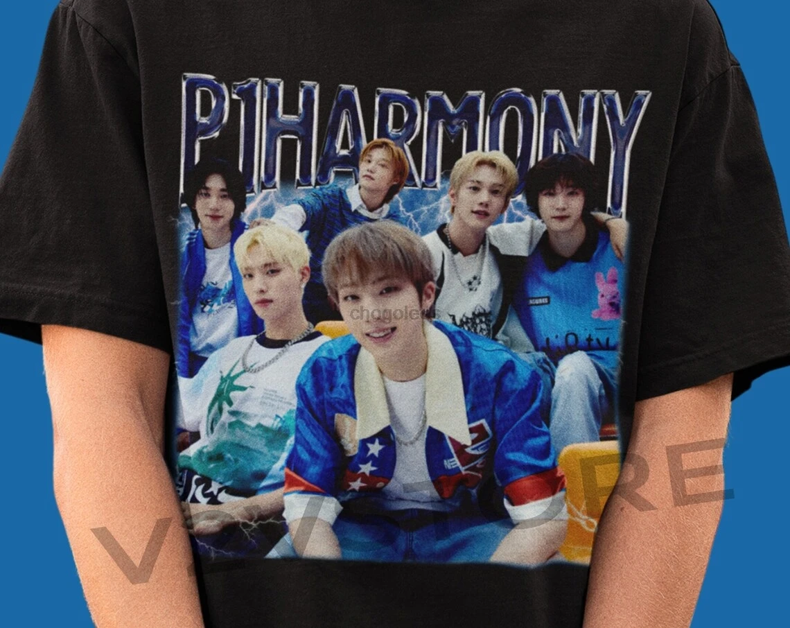 Vintage P1harmony Unisex Tshirt Kpop bootleg Tshirt