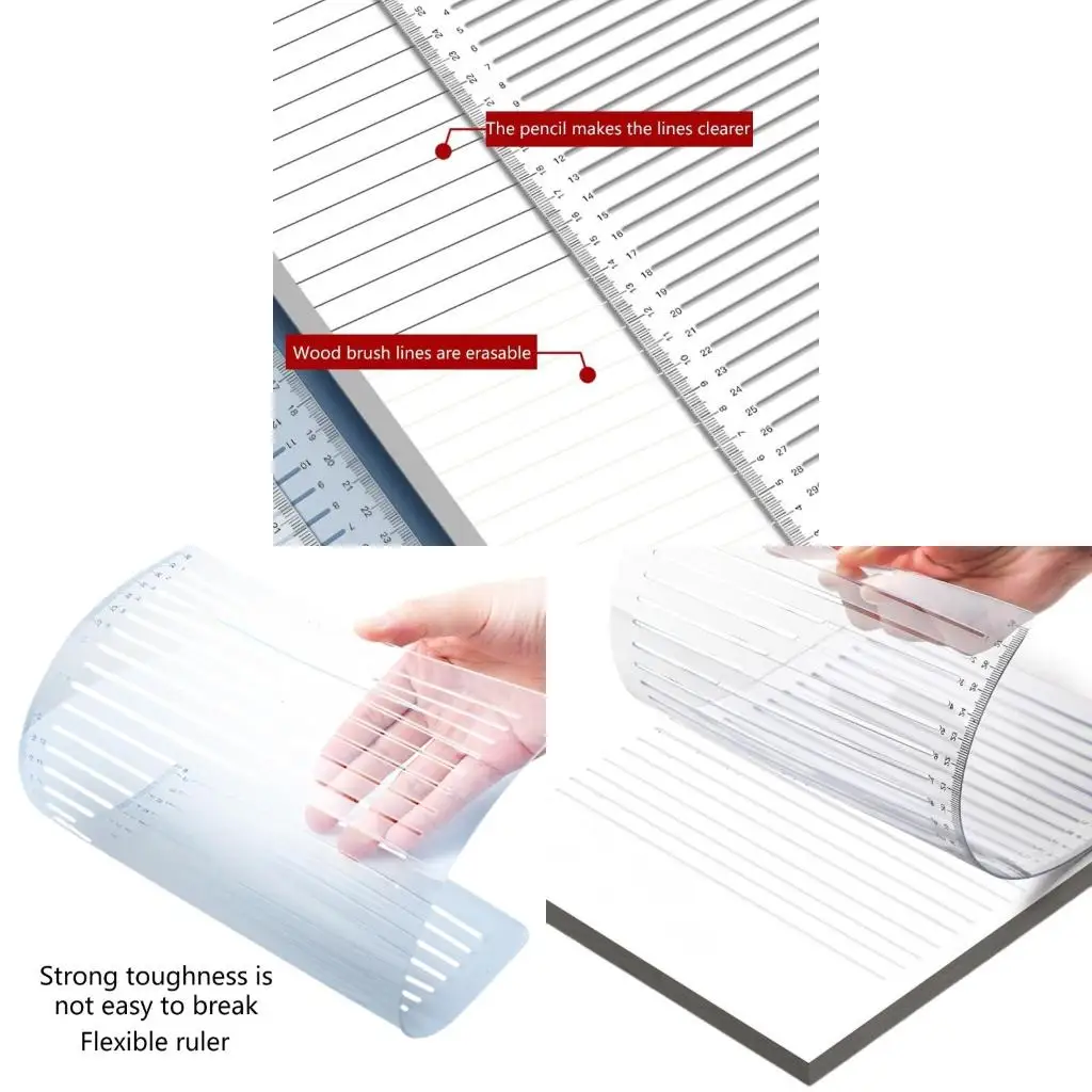 

Line Drawing Stencil Straight Line Stencil Template Writing Guide Template Measuring Ruler