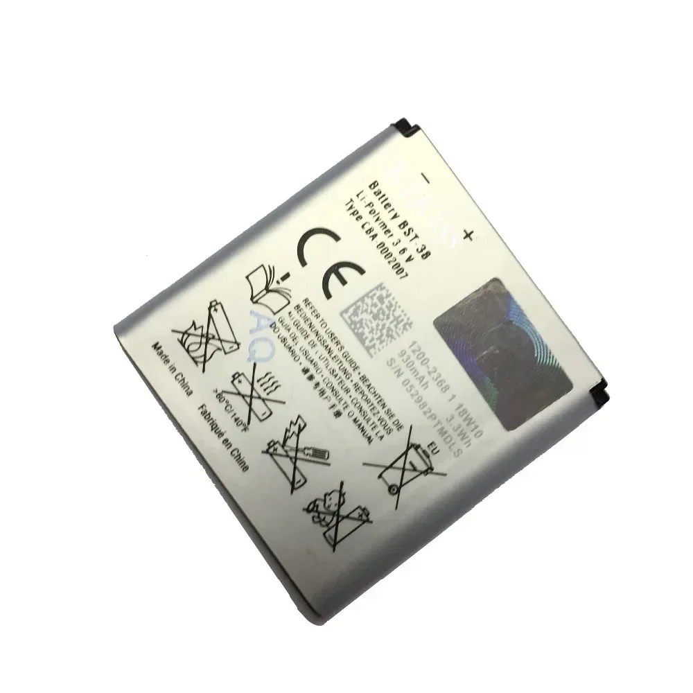 BST-38 Bateria do telefonu Sony Ericsson W995 C510 C902 C905 K770I K850 W580I R306 W980 Z770i K770 930mAh + kod śledzenia