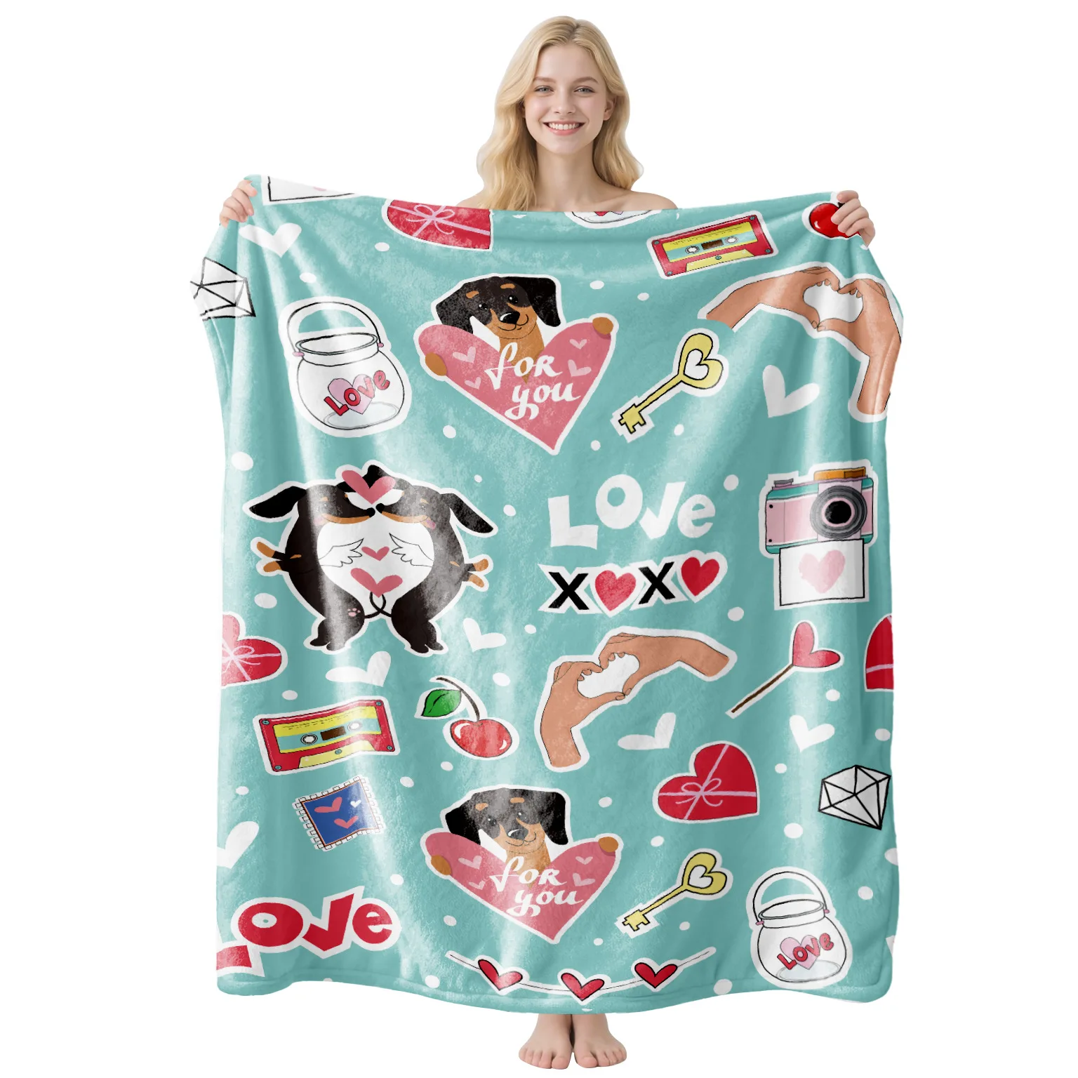 Blanket Throw Realistic Burrito Tortilla Food Wrap Pattern Soft Cozy Sofa Bed Blankets Funny Birthday Gift Cozy Blanket