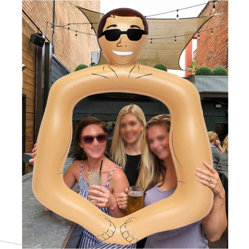 نفخ العضلات رجل Slammer السباحة الدائري بركة حفلة عيد ميلاد عيد الحب حفلة موسيقية بار النشاط في الهواء الطلق الدعائم