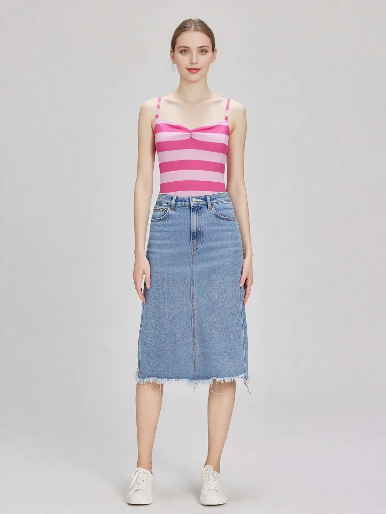 Fashionable Classics Retro Contrasting Cute Sleeveless Tank Top Harajuku Aesthetics Streetwear Sexy Striped Trendy Camisole Vest