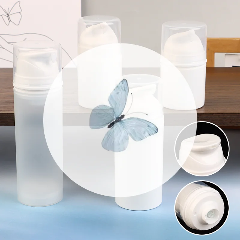 Distributeur de bouteilles à pompe de voyage 30/50/100/150ML, bouteilles de Lotion vides, récipient cosmétique sous vide rechargeable, Type presse, maquillage pour femmes