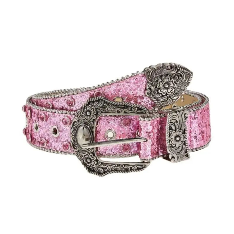 31bb durivaly pu weather belt belt rovet decors حزام الخصر الغربي للفتاة