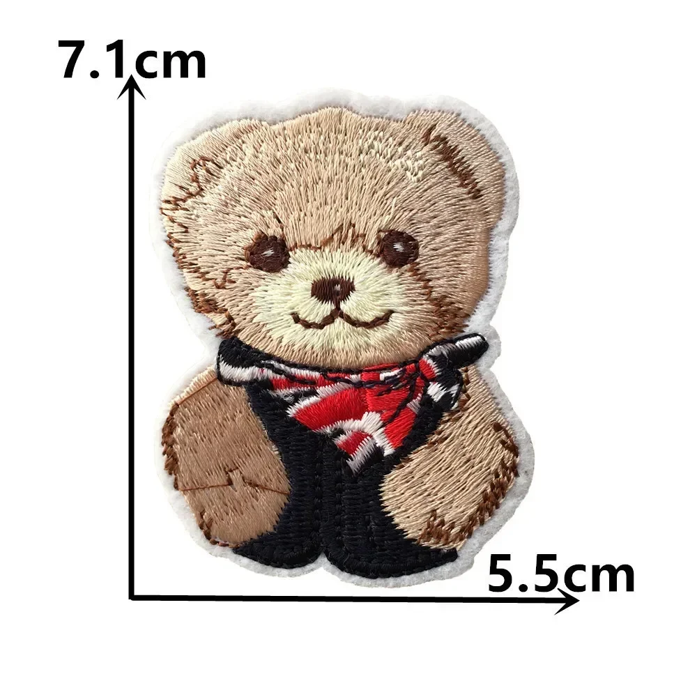 lovely cartoon animal badge Traceless repair parts Cloth patch Bags and clothes Hot melt adhesive ironing