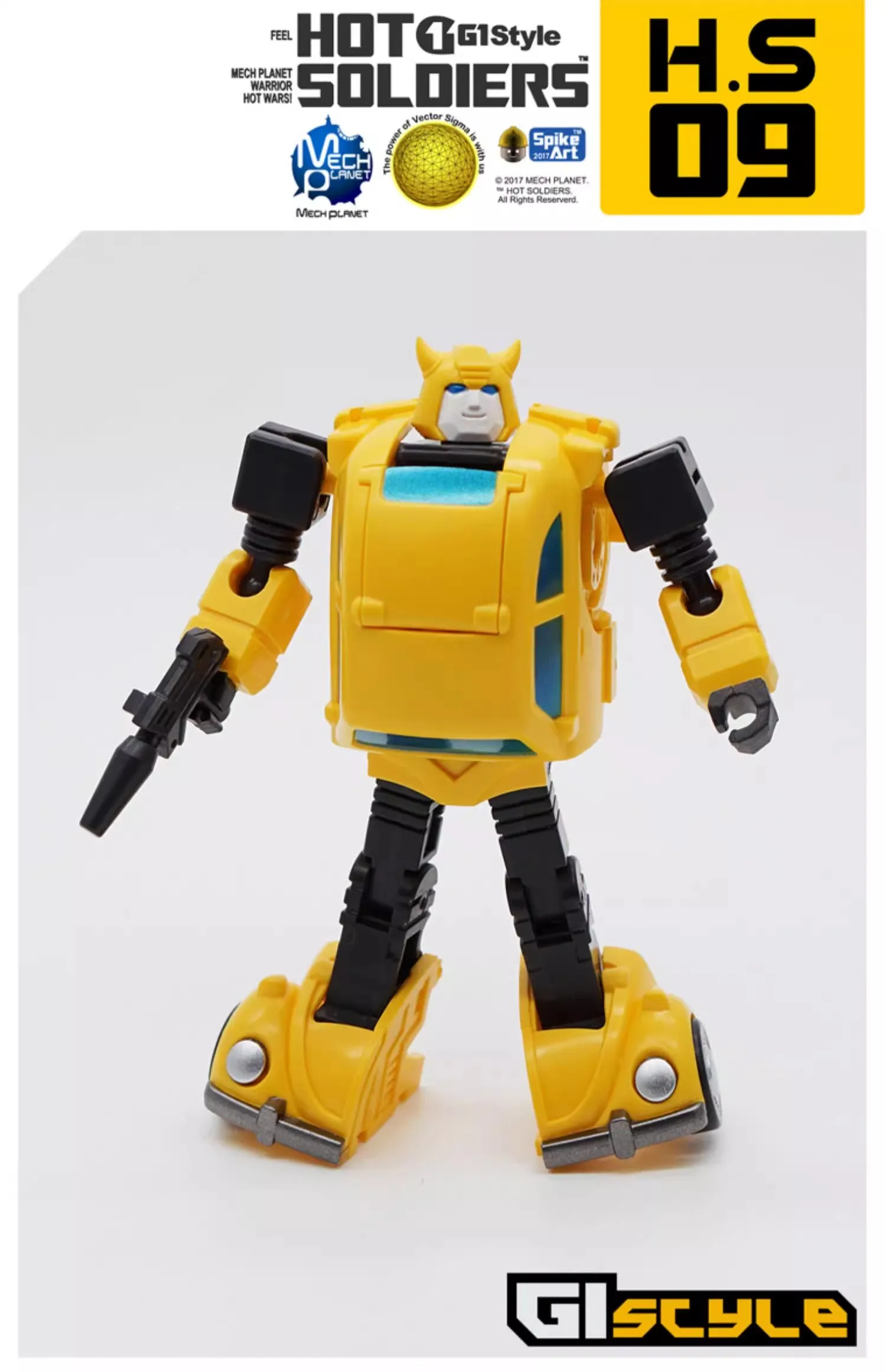 MFT Yellow Bee HS09 HS-09 Transformation Mini Pocket War Series Anime G1 Action Figure Model Kids Collection Deformed Toys Gifts