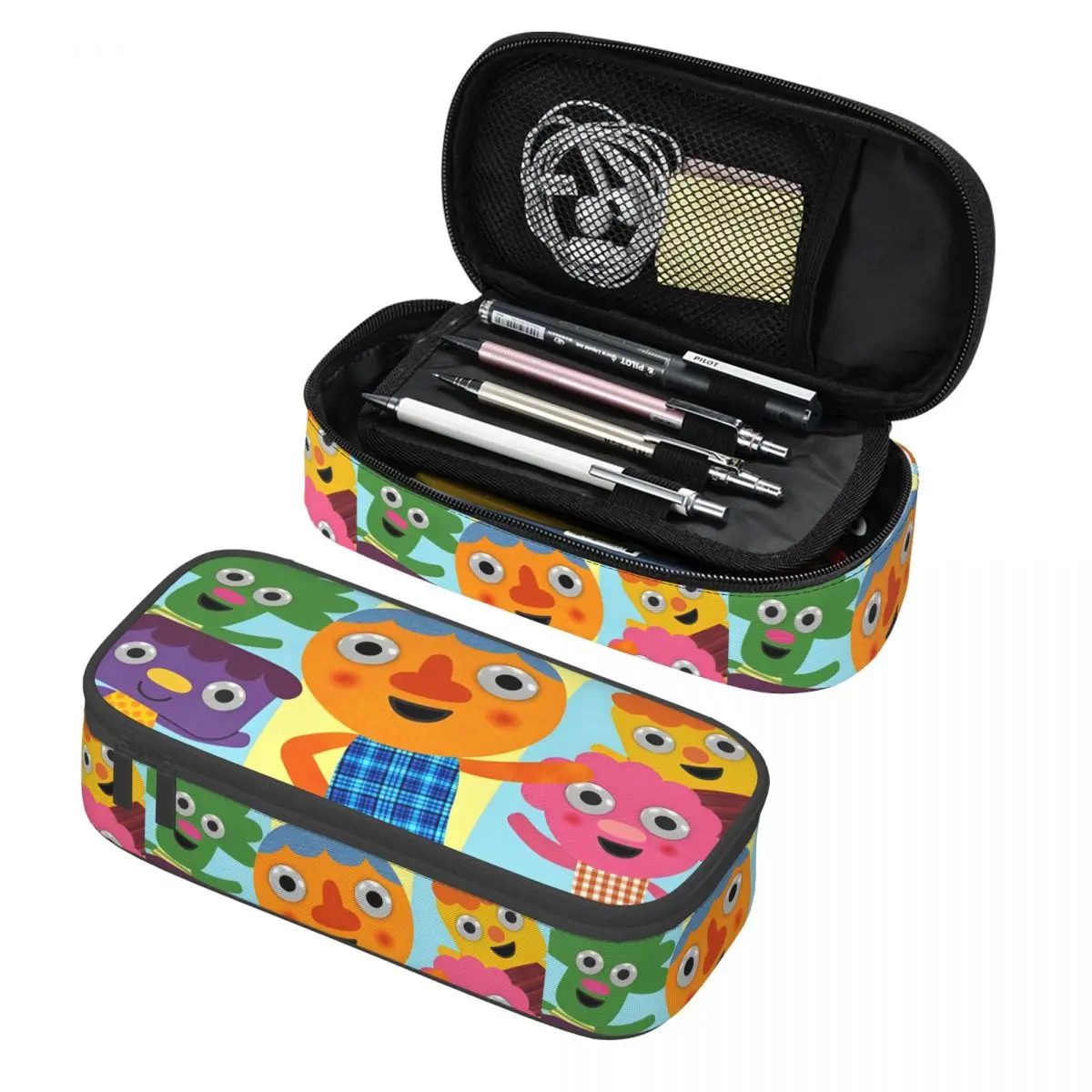 

Noodle & Pals Micro Super Simple Pencil Case Double Layer Large Capacity Kids School Supplies Pen Case Suprise Gift