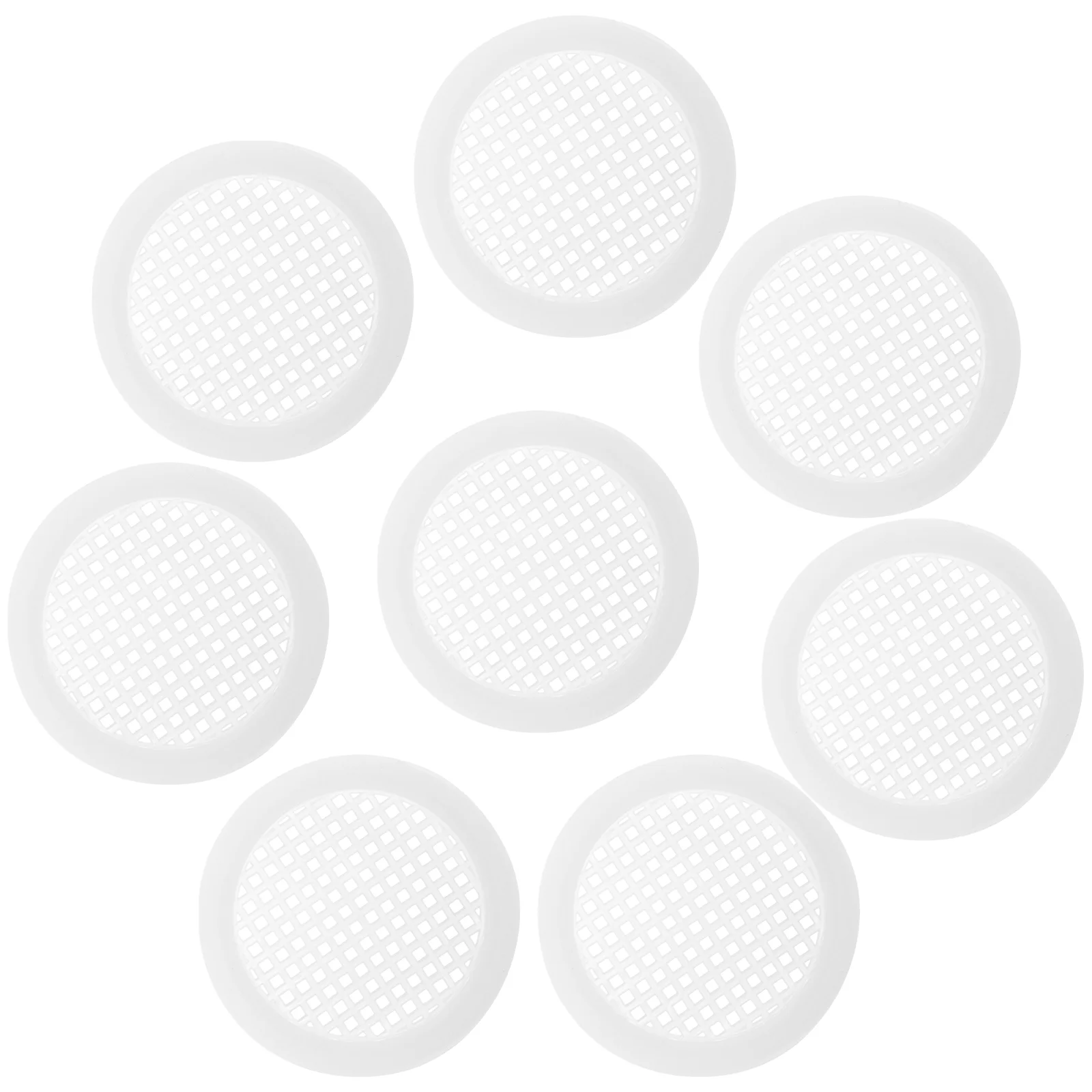 20 Pcs Cabinet Vent Ventilation Mesh Decorative Covers Round Soffit Vents Replacement Door Cupboard