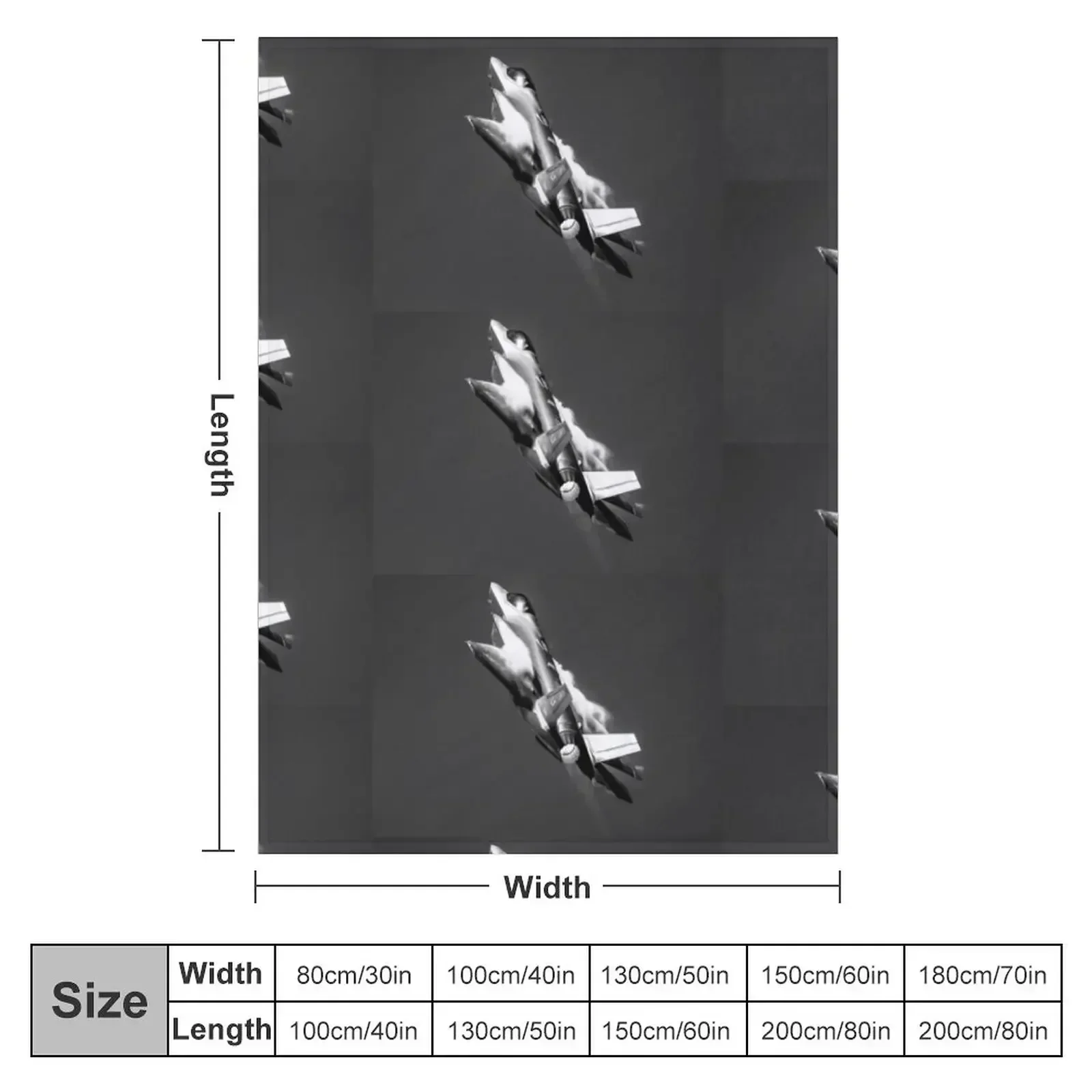 New F-35 Lightning ii on the launch Throw Blanket couch cozy soft plush fuzzy picnic outdoor blanket