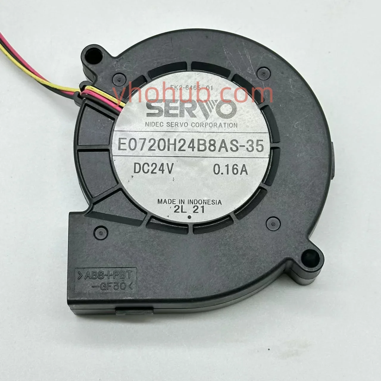 

Servo E0720H24B8AS-35 DC 24V 0.16A 3-Wire Server Cooling Fan