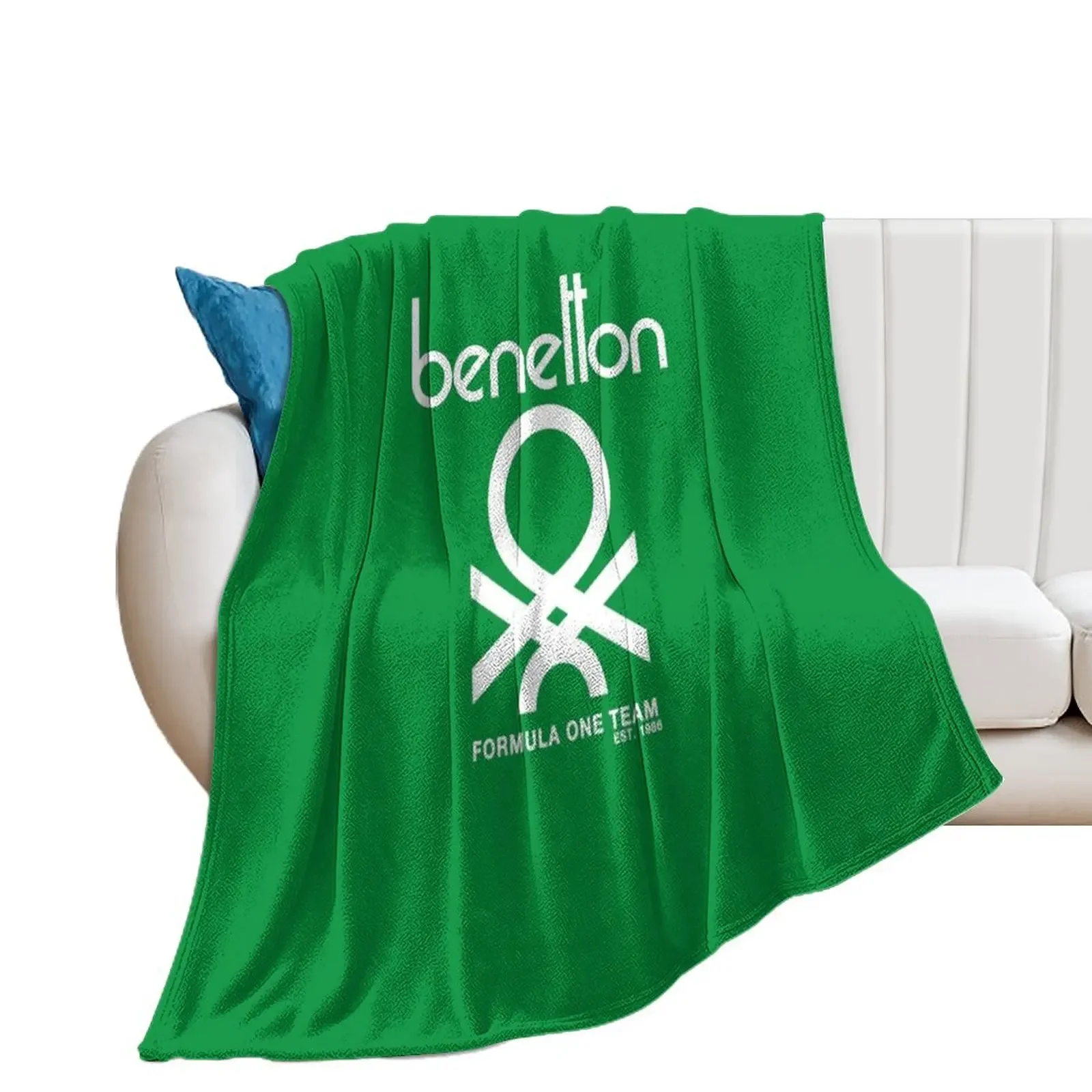 Benetton Formula Team 80s Collection Throw Blanket Sofa Throw Soft Blankets