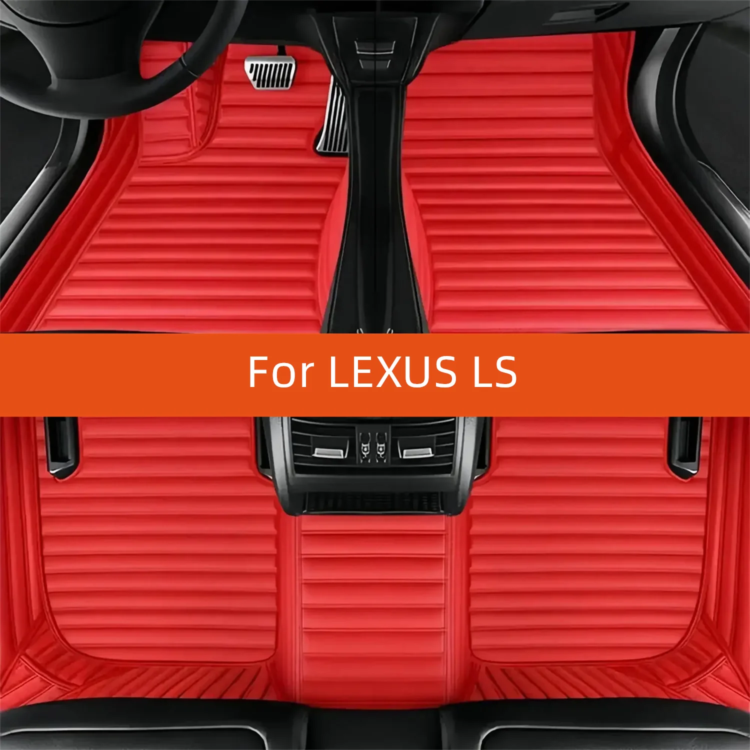 

Custom Leather Car Floor Mat For LEXUS LS 2018 2019 2020 2021 2022 2023 Car Mat Interior Accessories
