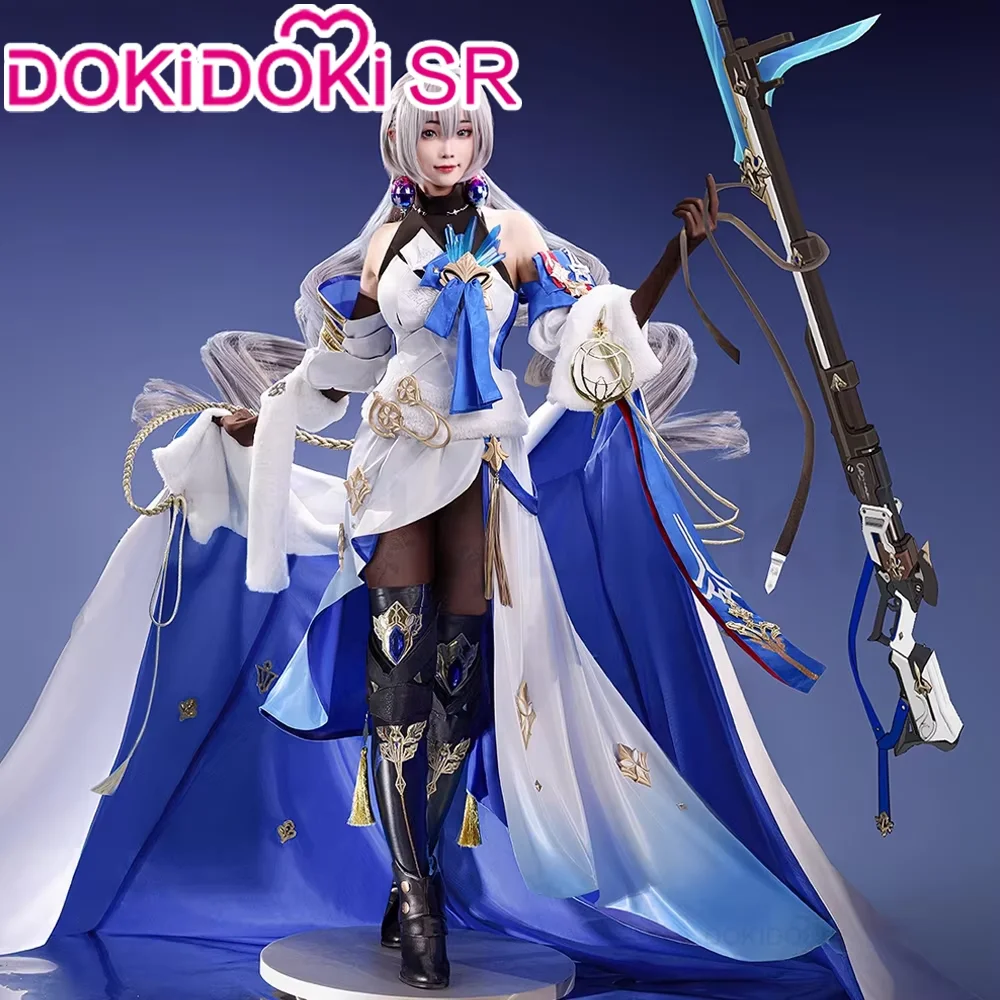 IN STOCK Bronya Cosplay Costume Game Honkai: Star Rail Cosplay DokiDoki-SR Honkai Bronya Women Cosplay Costume Shoes Bronaya Wig