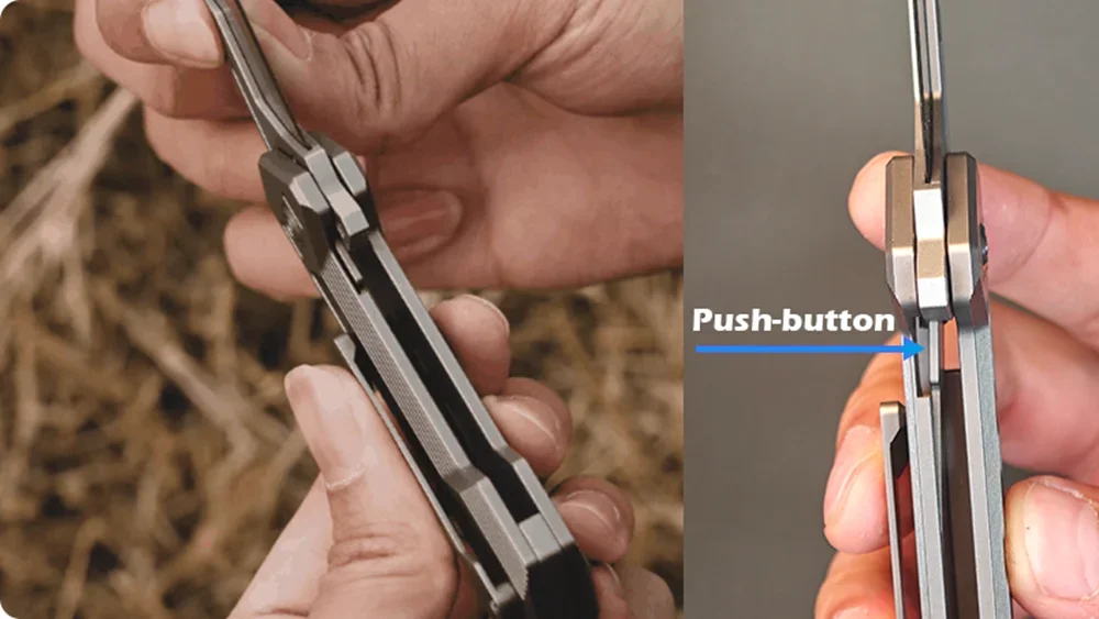Titanium Alloy Pocket Cutter Knife Unpacking Camping Pocket Outdoor Tools Utlity Knife EDC