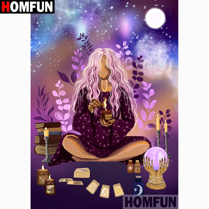 

Алмазная картина HOMFUN «Голубой Фишер», вышивка крестиком, фото на заказ, квадратная круглая вышивка, домашний декор