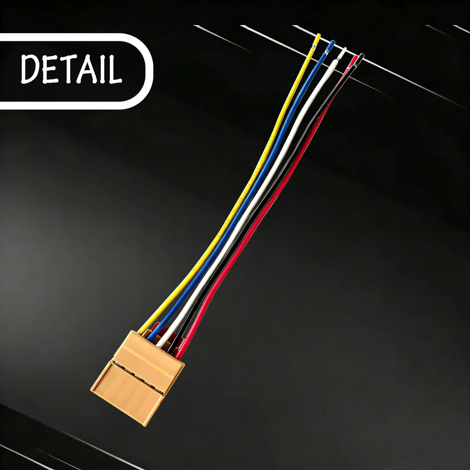 1Pcs 5K0972705A 5-Pin Rear Tail Light Lamp Connector Plug Harness Loom Wiring Prewired For Audi A3 Q3 2015-2018