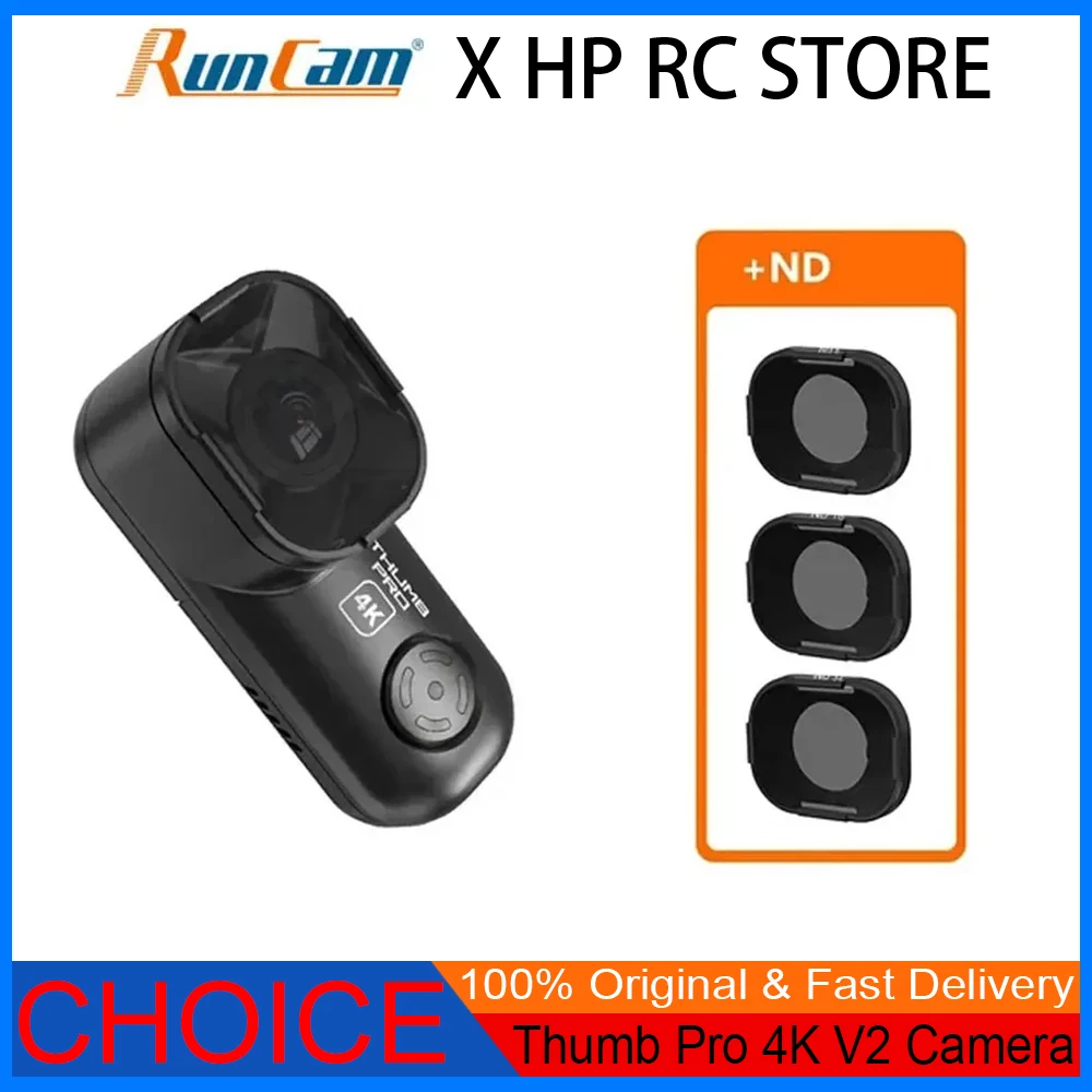 RunCam Thumb Pro 4K V2 Новая версия Bigger FOV HD камера 16 г встроенный гироскопический фильтр FPV камера широкий угол для гоночного дрона FPV