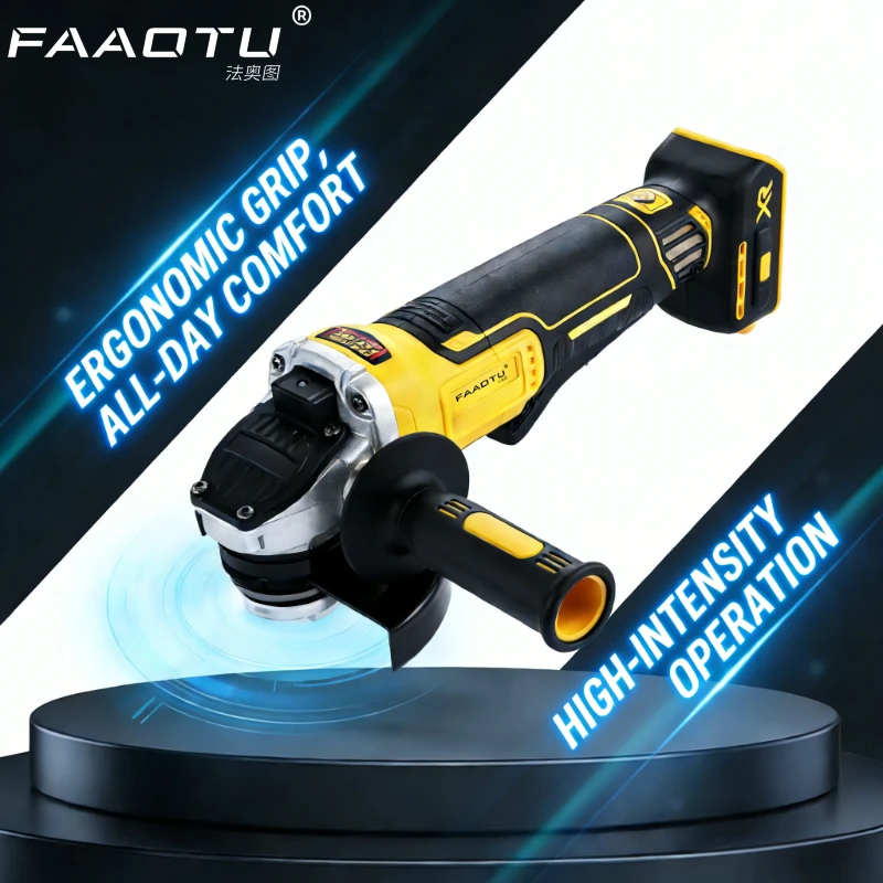 

Угловая шлифмашина FAAOTU DCG406 125 мм с плоской головкой, без аккумулятора, для резки, бесщеточная, совместима с аккумулятором DW.