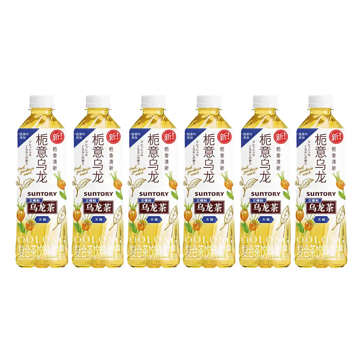 Suntory Gardenia Oolong Thee Ongezoete 500Ml X6 Pack