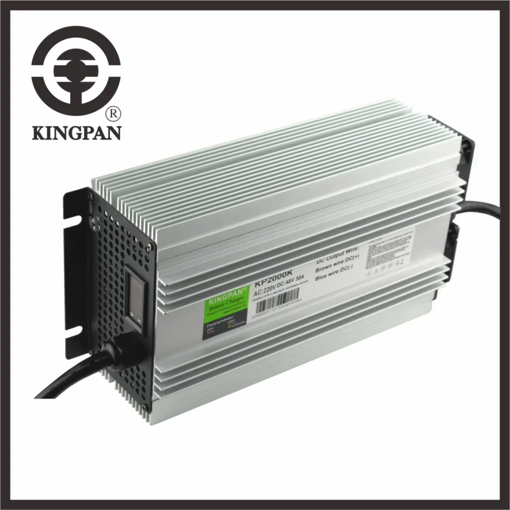 KINGPAN 1800W Electric Vehicle Battery Chargers KP2000K 12V 24V Customized AC-DC Lead Acid/Lithium LifePO4 Power Supply Adapter