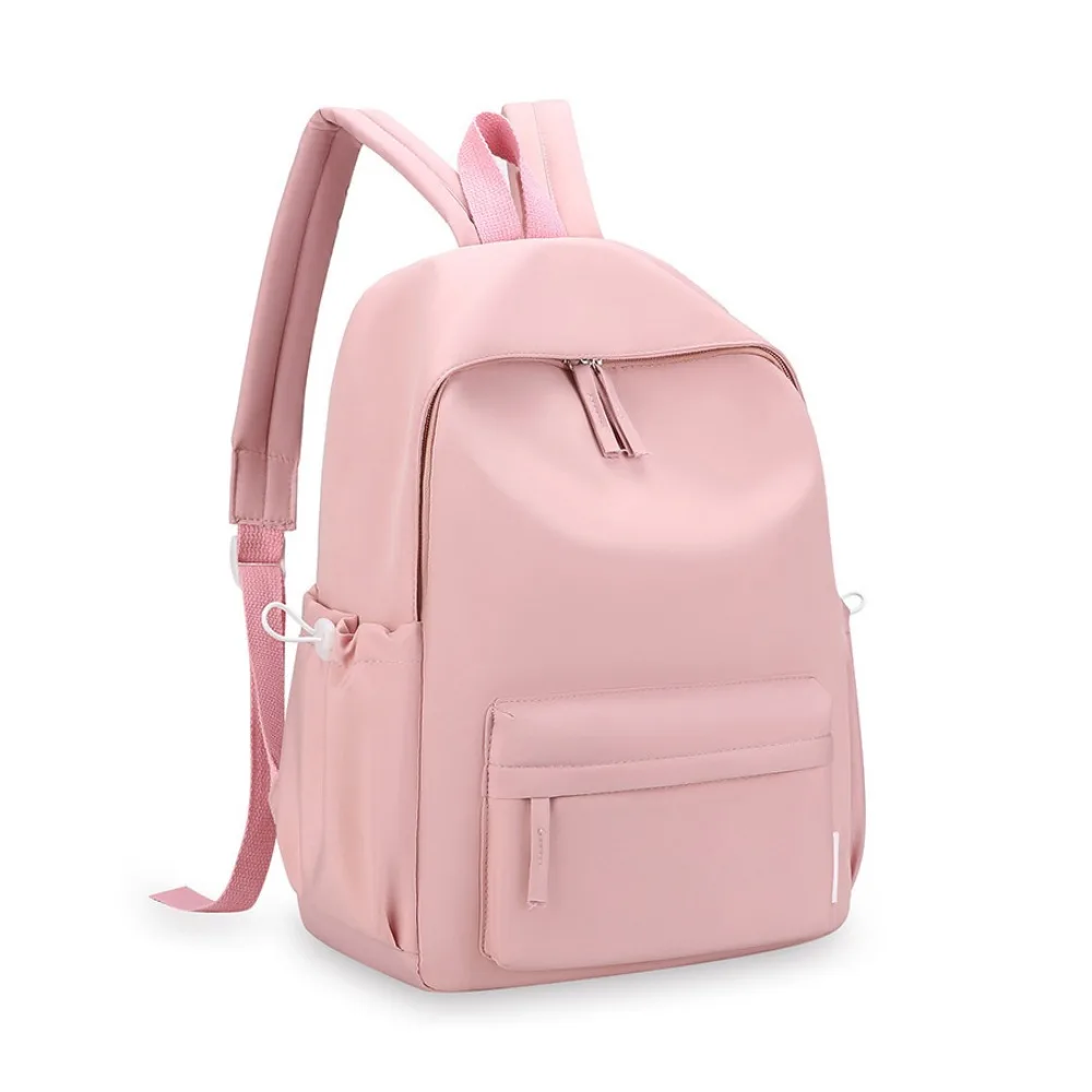 

Portable Small Pack Solid Color Backpack Solid Color Korean Style Student Shoulder Bag Handbag Casual Backpack Women