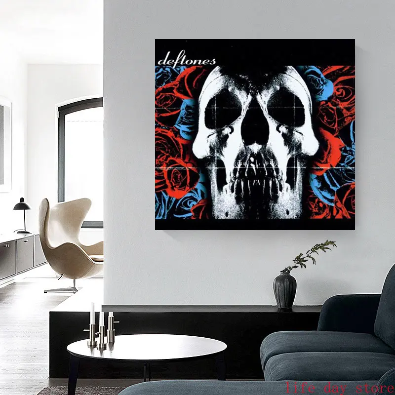 Deftones Singer Music Album Posters Canvas painting Pop Band Vintage Print Modern Family Living Room Wall Gift Aesthetic Decor