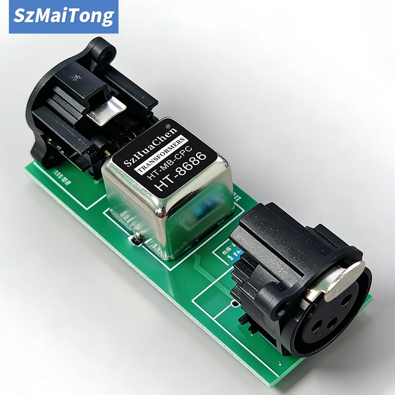 Durable 6.35 XLR Audio Isolator Noise Filter Noise Suppressor Eliminate Common Ground for PC Amplifier 1 PCS
