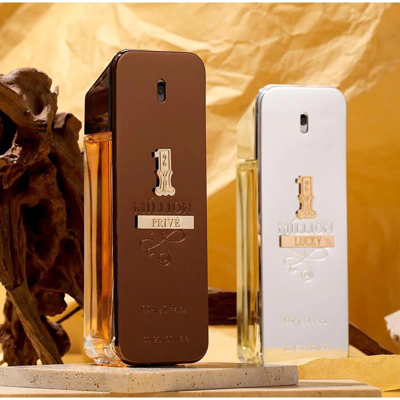 Gold Millionaire Men Perfume 100ml Allureing Woody Leather Luxury Prive Fragrance Charm Attraction Long-lasting Eau De Toilette